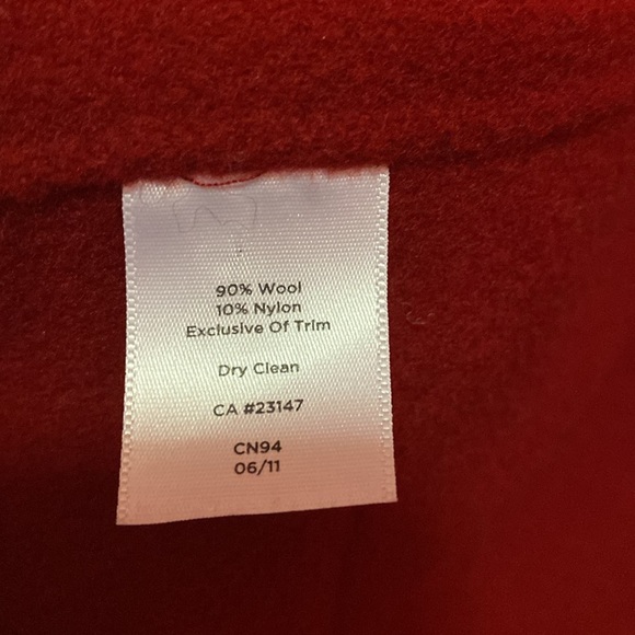 Talbots Wine Red Wool Blazer - Picture 2 of 5